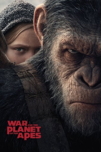 Caesar and his apes are forced into a deadly conflict with an army of humans led by a ruthless Colonel. After the apes suffer unimaginable losses, Caesar wrestles with his darker instincts and begins his own mythic quest to avenge his kind. As the journey finally brings them face to face, Caesar and the Colonel are pitted against each other in an epic battle that will determine the fate of both their species and the future of the planet.